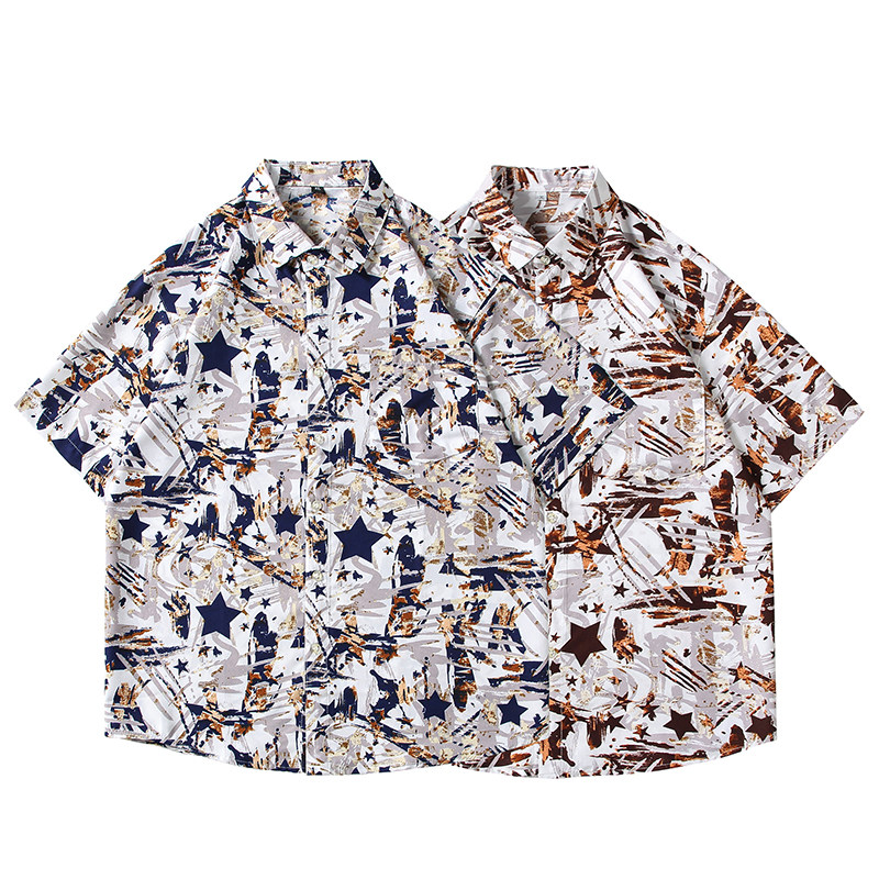 夏新款男大码打底衫宽松短袖T恤百搭印花体恤/7096p30，男装T恤，电商A012