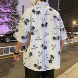 夏新款男大码短袖打底衫宽松T恤百搭印花体恤/7103p35，男装T恤，电商A012