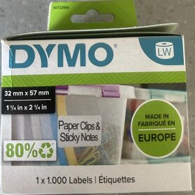 不干胶标签DYMO/达美热敏纸