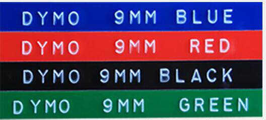 达美 DYMO16101540 3D手动带原装进口 9mm*3m凹凸四色标签带