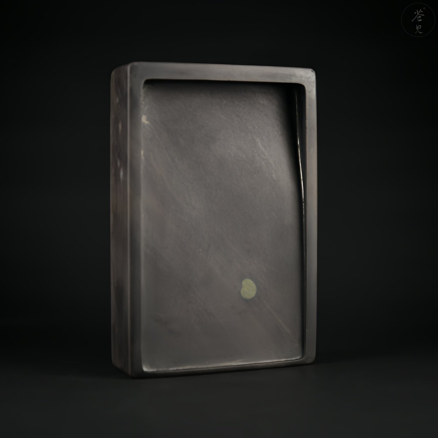 清代端砚《长方淌池砚》麻子坑 上三坑 老麻子石眼端砚 老砚 古砚