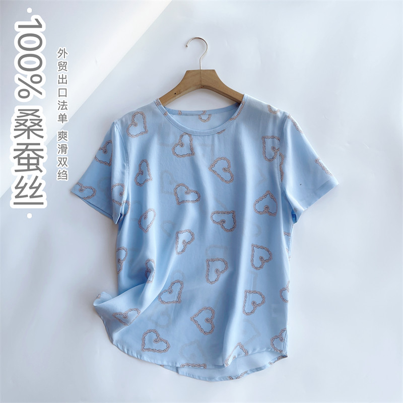 【八月十五】出口法单，EQ正品~100%真丝衬衫女100%桑蚕丝衬衫610