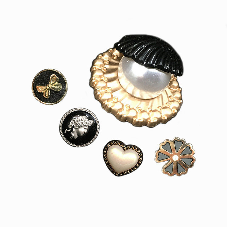 花式金属纽扣窗帘装饰配件小香风衣帽珍珠扣圆形贝壳扣DIY小配饰,居家布艺,纽扣,淘宝优惠券,粉丝福利购,淘宝优惠卷