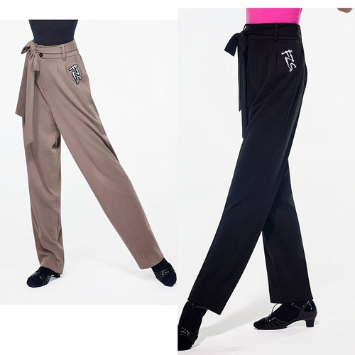 FZS DANCE拉丁舞裤子拉丁服舞蹈训练服男童女童拉丁长裤跳舞练功