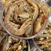 冷冻保存 张磊家 生呛皮皮虾每瓶500克