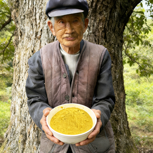 杜仲雄花粉 成熟花粉自然脱落收集的杜仲雄花包邮 可直接冲男养生