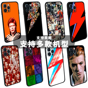 大卫鲍伊David Bowie手机壳适用于苹果安卓英伦摇滚歌手音乐专辑周边创意硅胶乐队个性艺术文艺复古