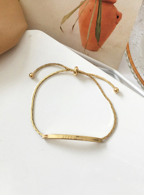 小众可调节新潮款金属手链