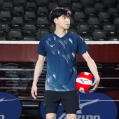 美津浓2025新款 气排球服女男定制运动服训练比赛队服专业羽毛球服