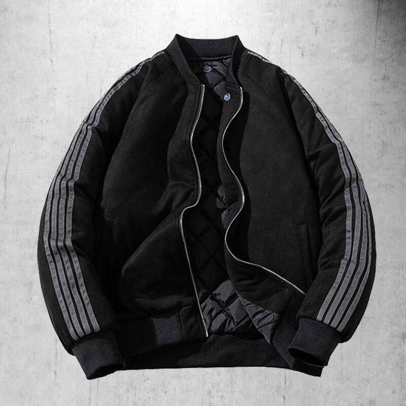 飞行欧美潮牌字母刺绣加厚棉服