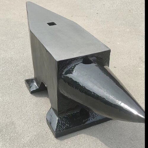 包邮30KG双头钢砧铁匠铺打铁墩子老式三角羊角钢砧v型重型工作台