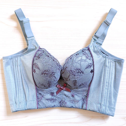 6排扣软钢圈聚拢丰胸收副乳内衣