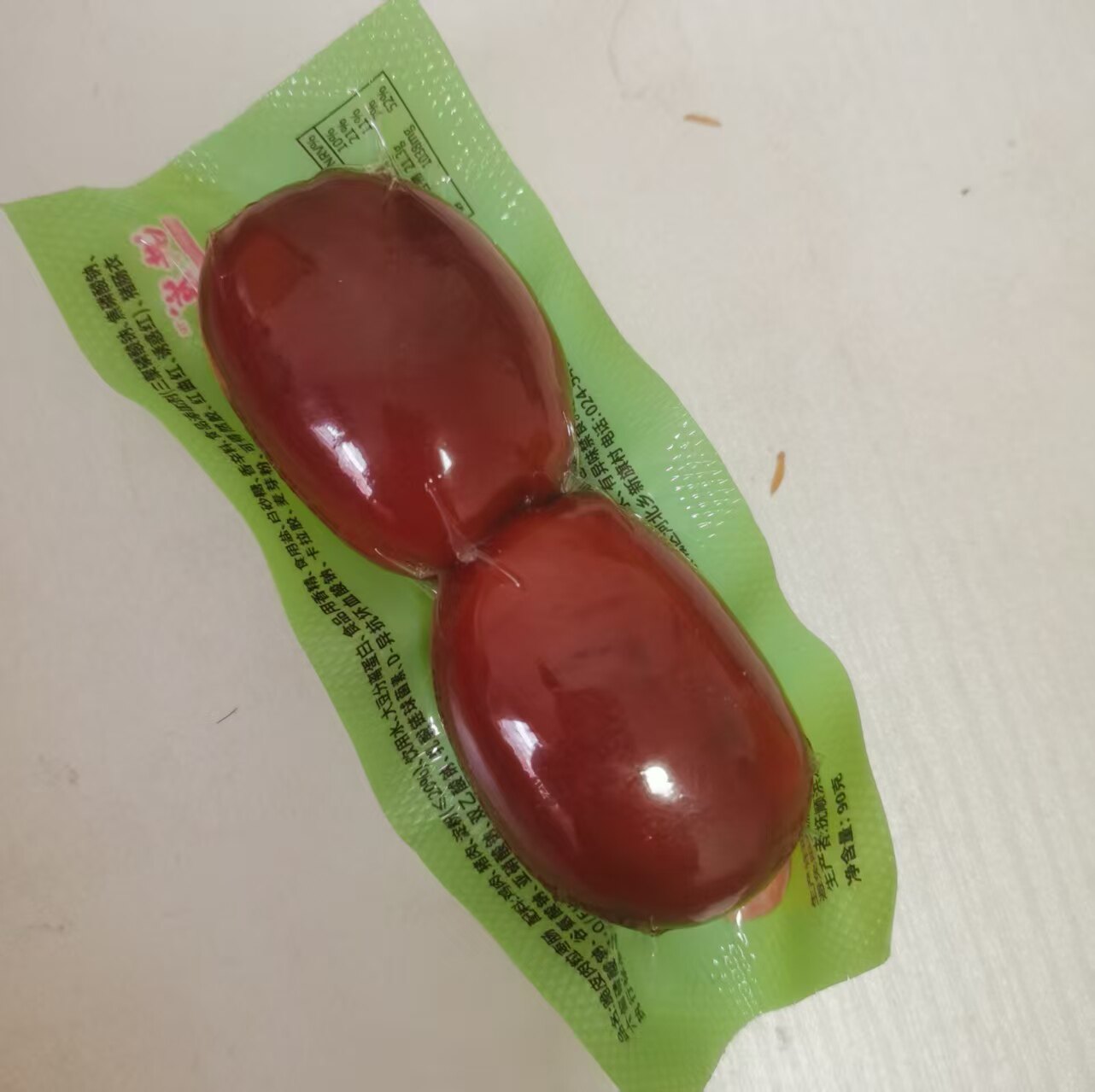 洪发脆皮肉粒枣肠 传统工艺 果木熏烤 零食 烤炸 每份发3袋
