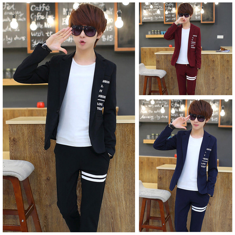 Costume homme en coton pour automne - Ref 1552527 Image 1