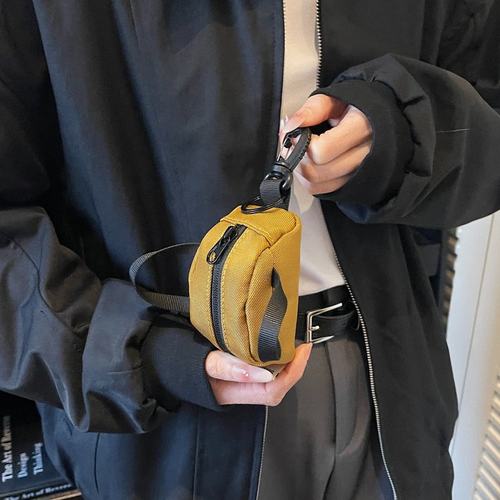 工装迷你挂件包男女轻奢耳机包装饰小包零钱包户外山系背包挂饰包