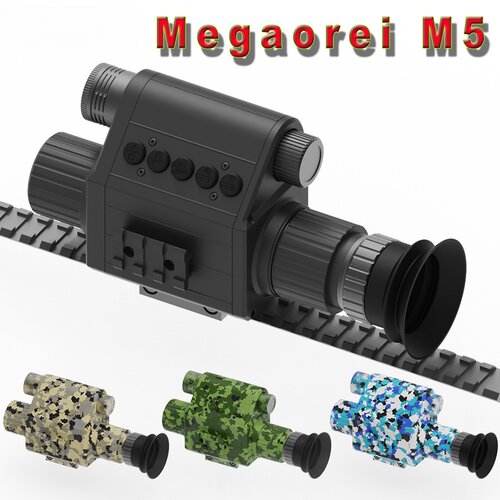 Megaorei M5红外夜视仪望远镜夜视仪微光轨道夹夜视仪可移动十字