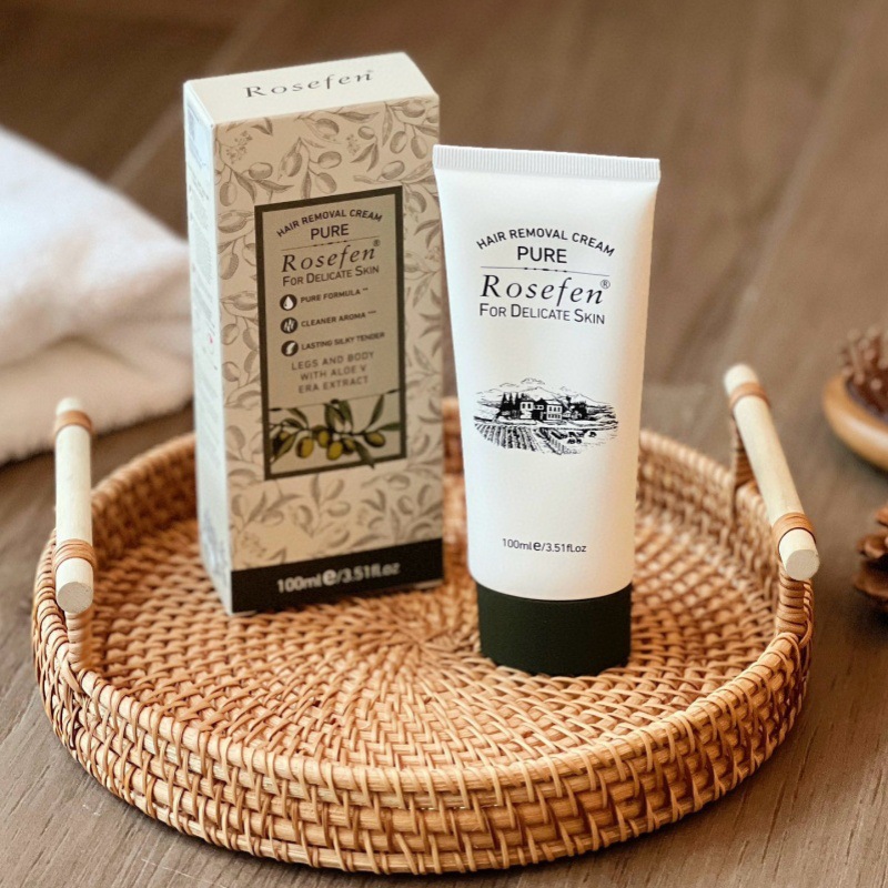 ROSEFEN净纯脱毛膏温和抑制生长全身腋下去腿手毛面部胡子唇毛