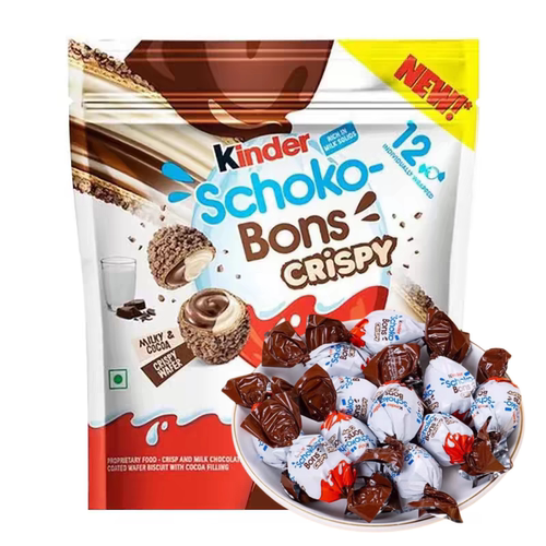 印度进口健达可可奶油威化巧克力