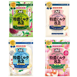 日本进口悠哈味觉糖特浓牛奶糖白桃海盐网红零食糖果高颜值糖果