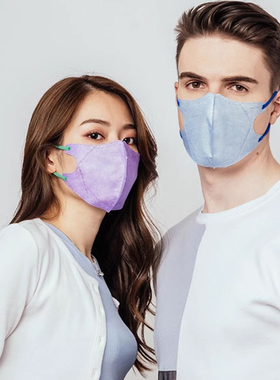 香港MEDEIS口罩透气紫色3D宋佳阿Sa阿娇金晨森林巴黎明星男女同款