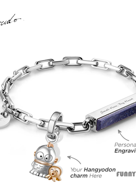 香港代购Crudo 丑鱼汉顿贝母手链迪士尼情侣钢条手绳三丽鸥生日礼