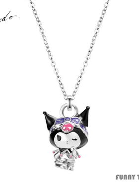 香港代购Crudo Leather库洛米Kuromi925纯银项链情侣闺手绳生日礼