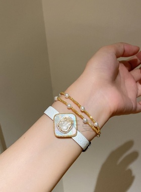 白昼高级感百搭天然淡水珍珠手镯