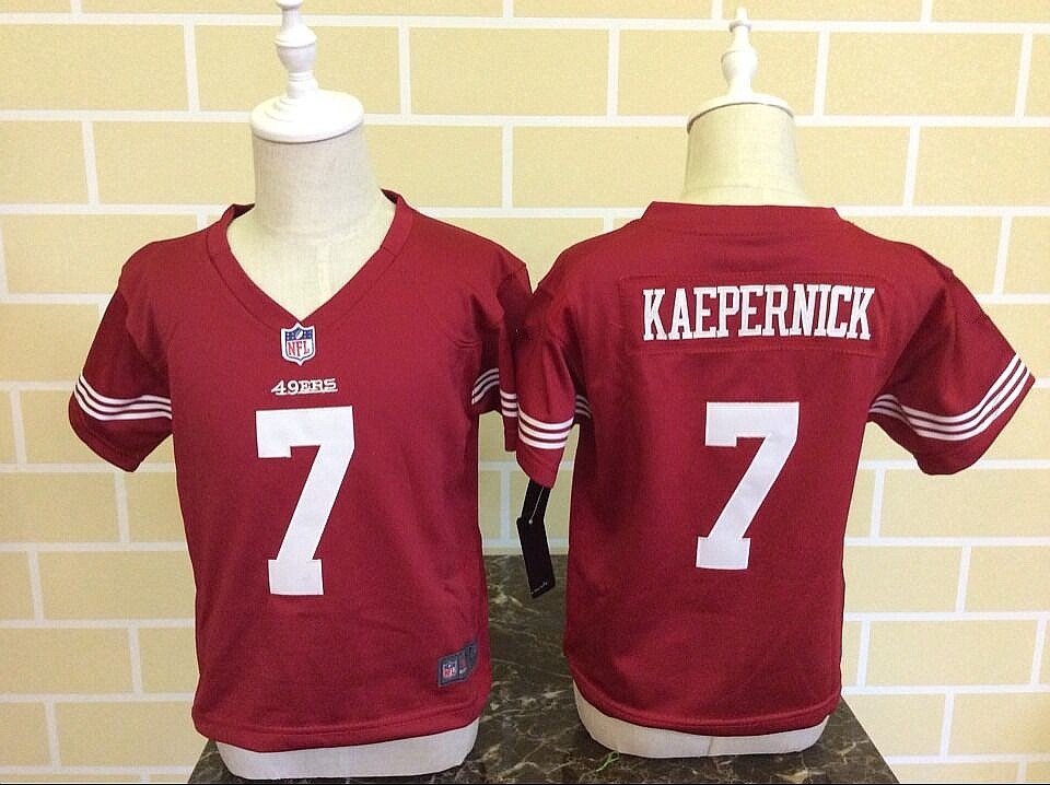 2-5 children Rugby clothing Kids uniforms 49 gules Children's clothing No. 7 KAEPERNICK Children's Jerseyin the Sports/Yoga/Fitness/Fans supplies , Football , Football Wear  category - from Buy2taobao.com to provide professional Taobao agent buy service
