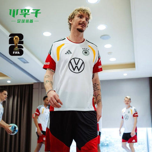 小李子2026世界杯阿迪达斯德国球员版运动比赛短袖训练服男JZ4598 - 封面