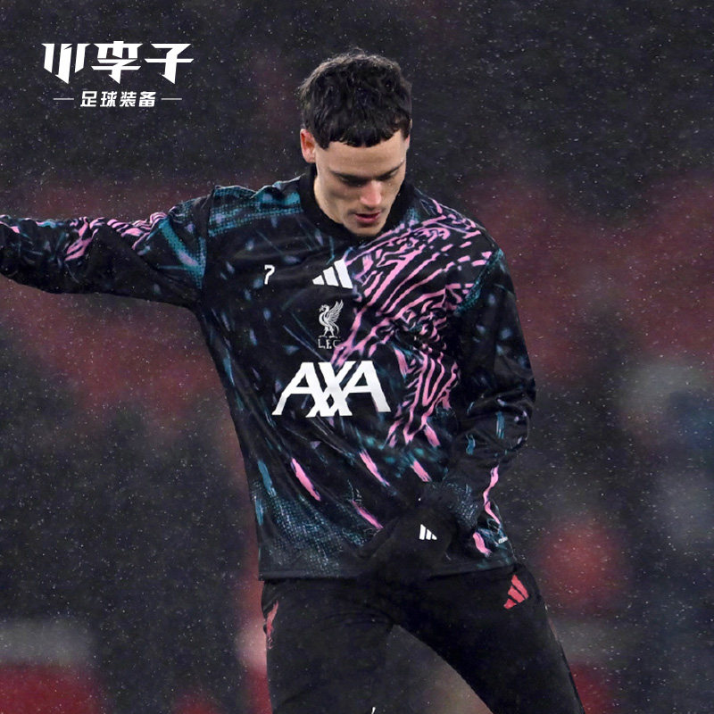 小李子ADIDAS阿迪达斯利物浦冬季热身长袖训练服成人男KB1449