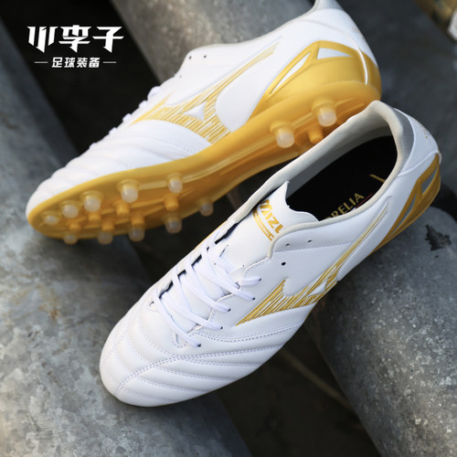 小李子美津浓MORELIA NEO4次高端AG短钉袋鼠皮训练专用足球鞋男款