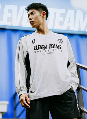 EleventeamsV领套头卫衣