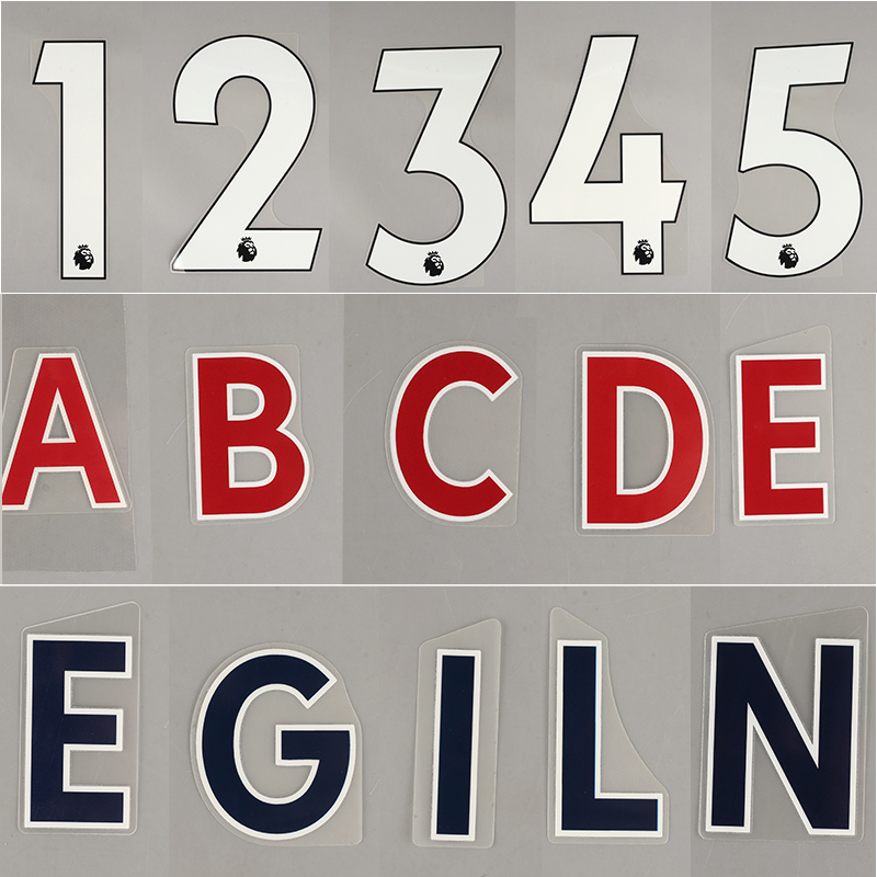 官方正品英超正版字母散字号