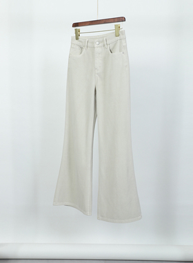 PALO WIETING｜阔腿裤｜气场两米八！土耳其料大直筒微喇牛仔长裤