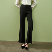 PALO 脚长裤 WIETING｜西裤 ｜通勤显瘦三醋酸简约直筒微喇裤