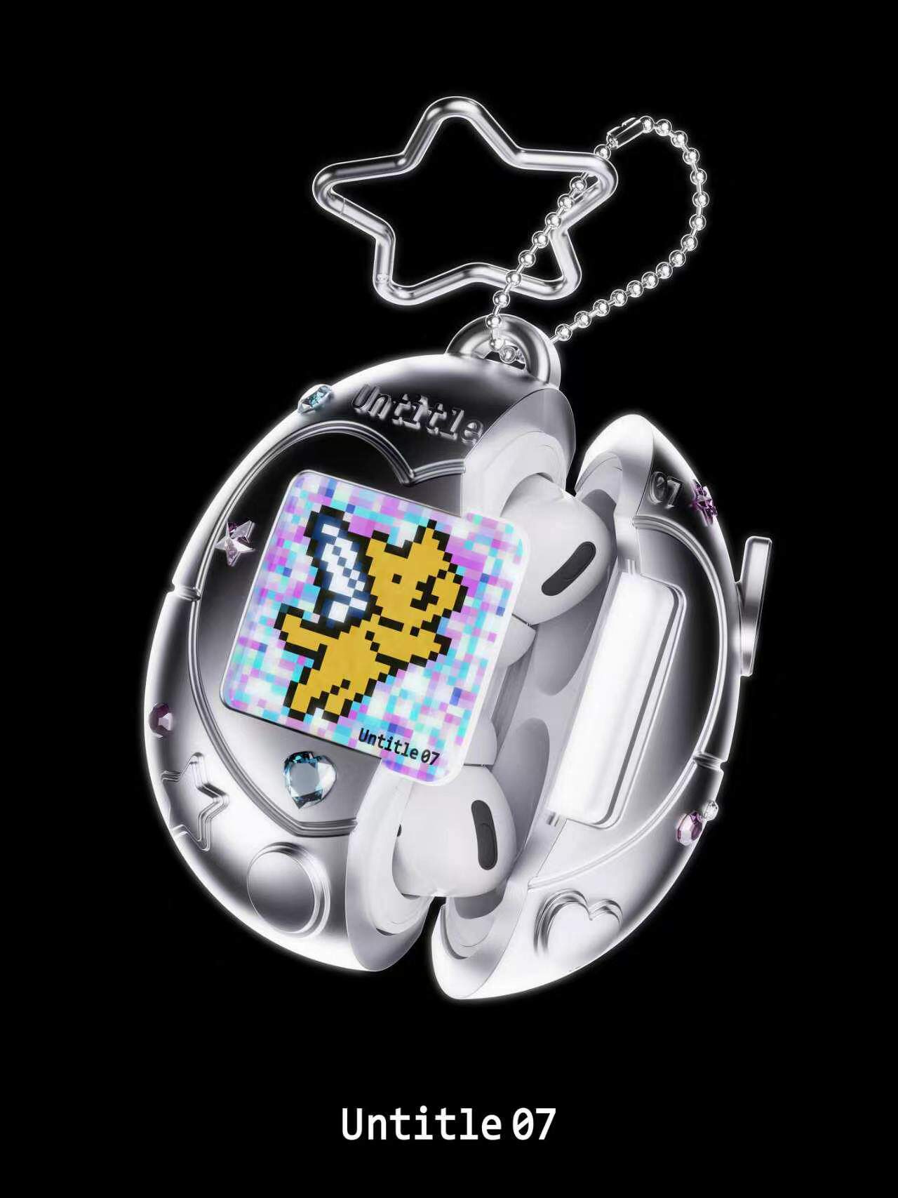 Untitle07电子宠物Airpods保护套可爱苹果pro2耳机保护壳挂件女生