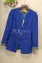 Joai của phụ nữ mùa thu mới cổ tròn dây kéo trang trí Slim một nút phù hợp với áo khoác SE163 - Business Suit bộ vest nữ công sở cao cấp