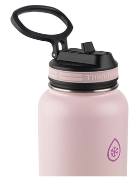 Thermoflask 40盎司不锈钢保温水瓶带吸管和壶嘴盖2 个装美国直邮