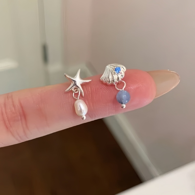 关于海洋海星海蓝宝珍珠项链配饰
