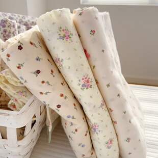 全棉碎花双层纱床单纯棉纱布大A类柔软舒适四季 好棉双人床单加大