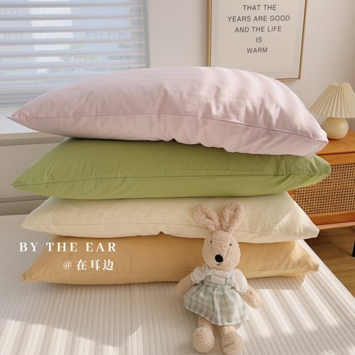 水洗棉信封式枕套活性印染