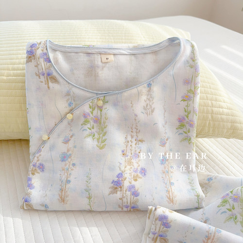 新中式国风竹纤维棉家居服睡衣