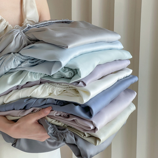 在耳边轻奢春夏凉感丝滑60s兰精天丝床单床笠床垫保护罩1.5 1.8m