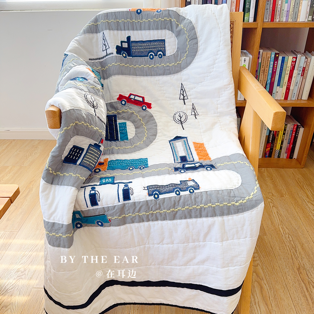 品质重工贴布绣儿童夏被