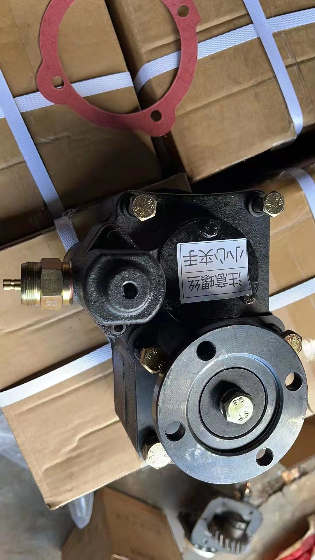 法士特8JS9挡10挡12档高低速取力器环卫后双桥洒水车增压取力器