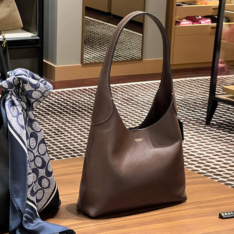 【蔻家正品】真皮托特包腋下包