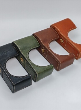 适用理光GR3相机底座配件皮质防震抗压绿色简约全包现货皮套配件