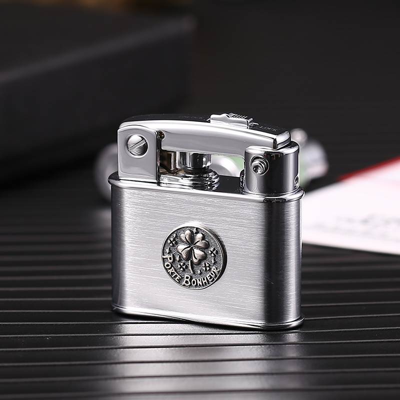 王子/PRINCE打火机928银贴章