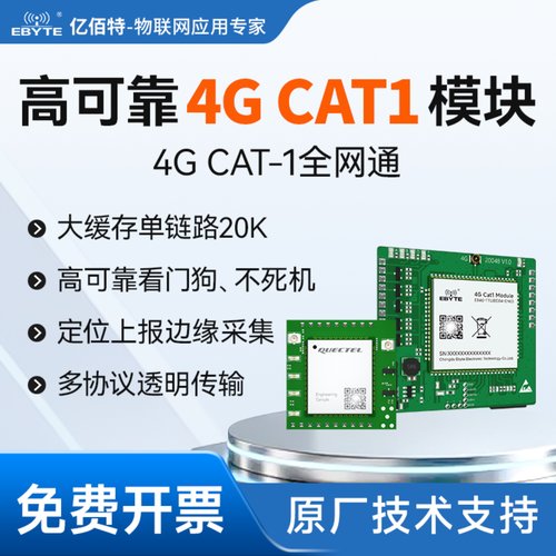 全网通高速连传4GCAT-1透传模块