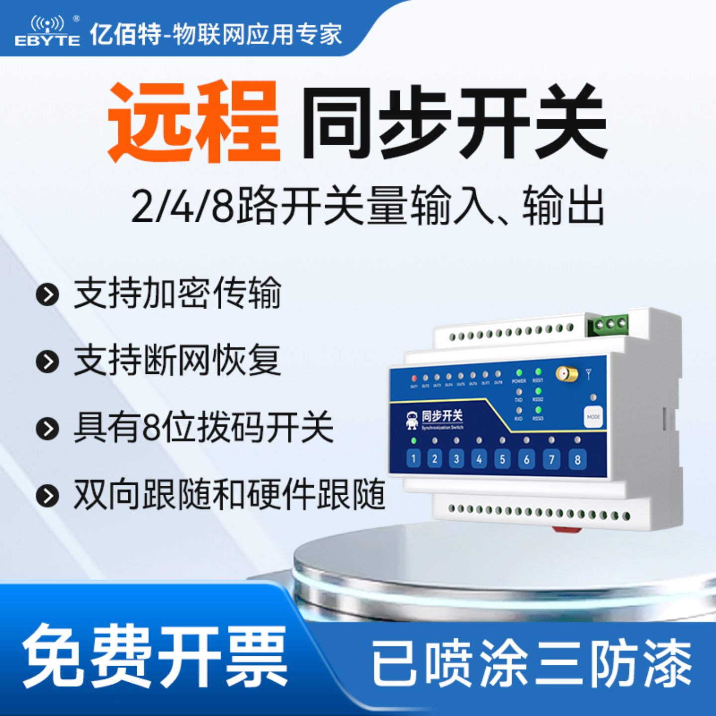 LoRa远程开关量无线传输模块图片